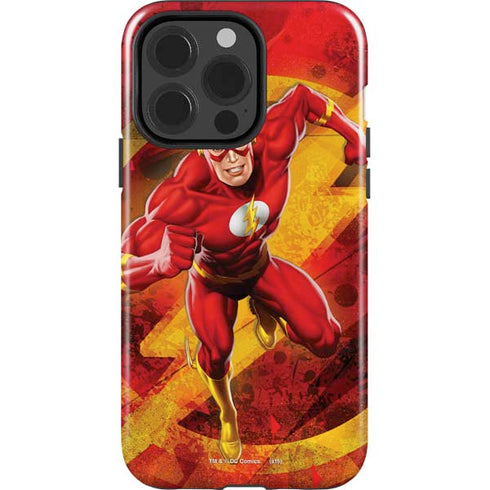 DC Comics The Flash Action Pose iPhone 15 Pro Impact Case